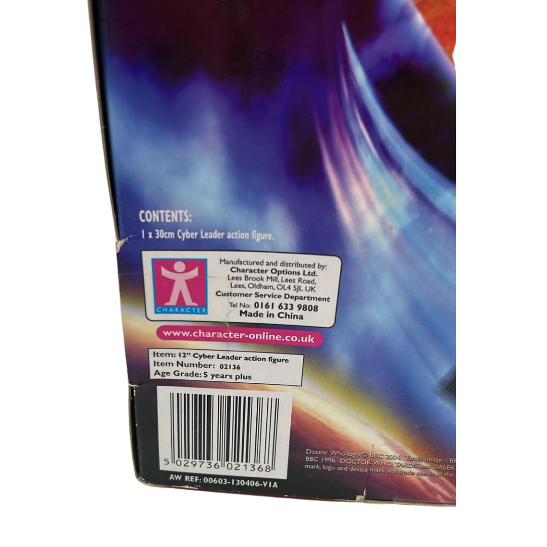 Doctor Who Cyber Leader figure in opened box 443