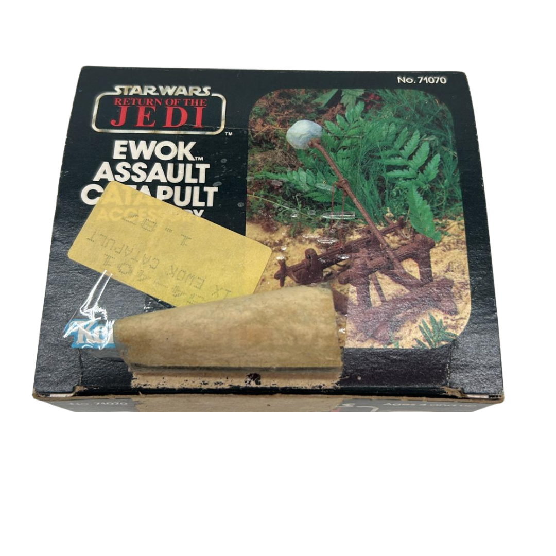 Vintage Star Wars Ewok Assault Catapult complete box & inserts slight damage 266