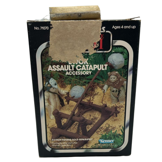 Vintage Star Wars Ewok Assault Catapult complete box & inserts slight damage 266