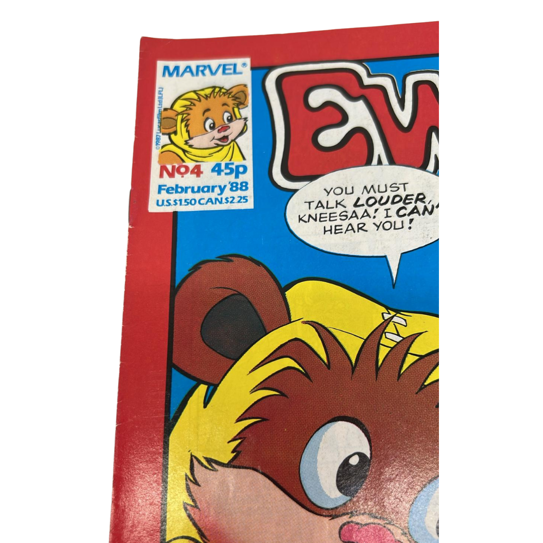 Star Wars Ewoks comic #4 February 1988 number four
