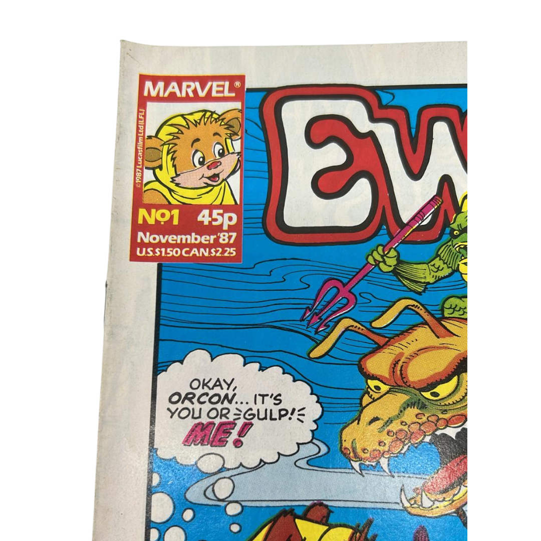 Star Wars Ewoks comic #1 November 1987 number one Underwater Kingdom