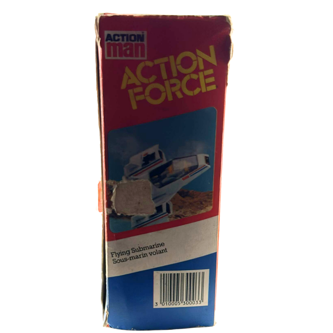 Action Force Flying Submarine with box and insert by Palitoy GI Joe
