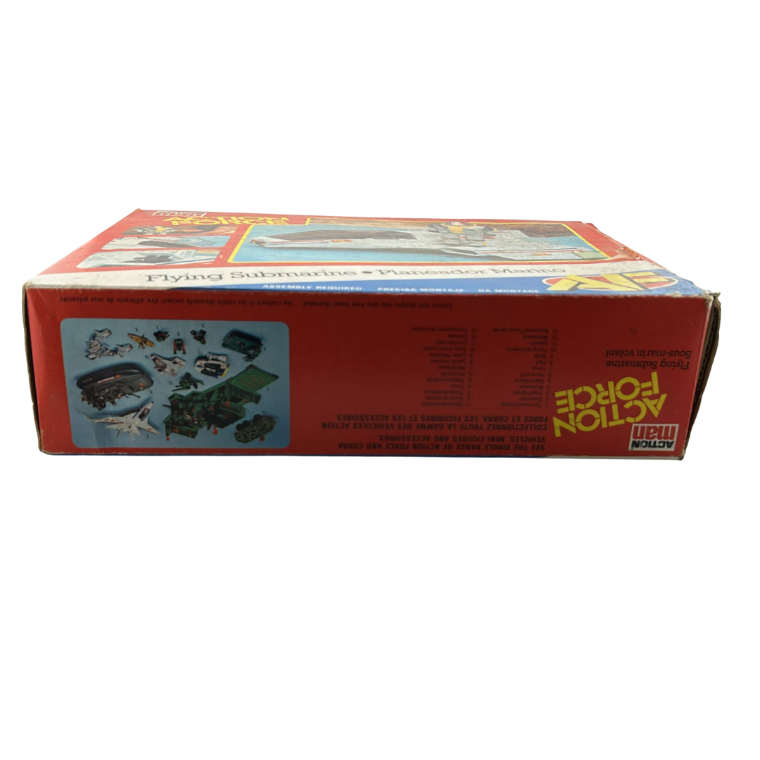 Action Force Flying Submarine with box and insert by Palitoy GI Joe