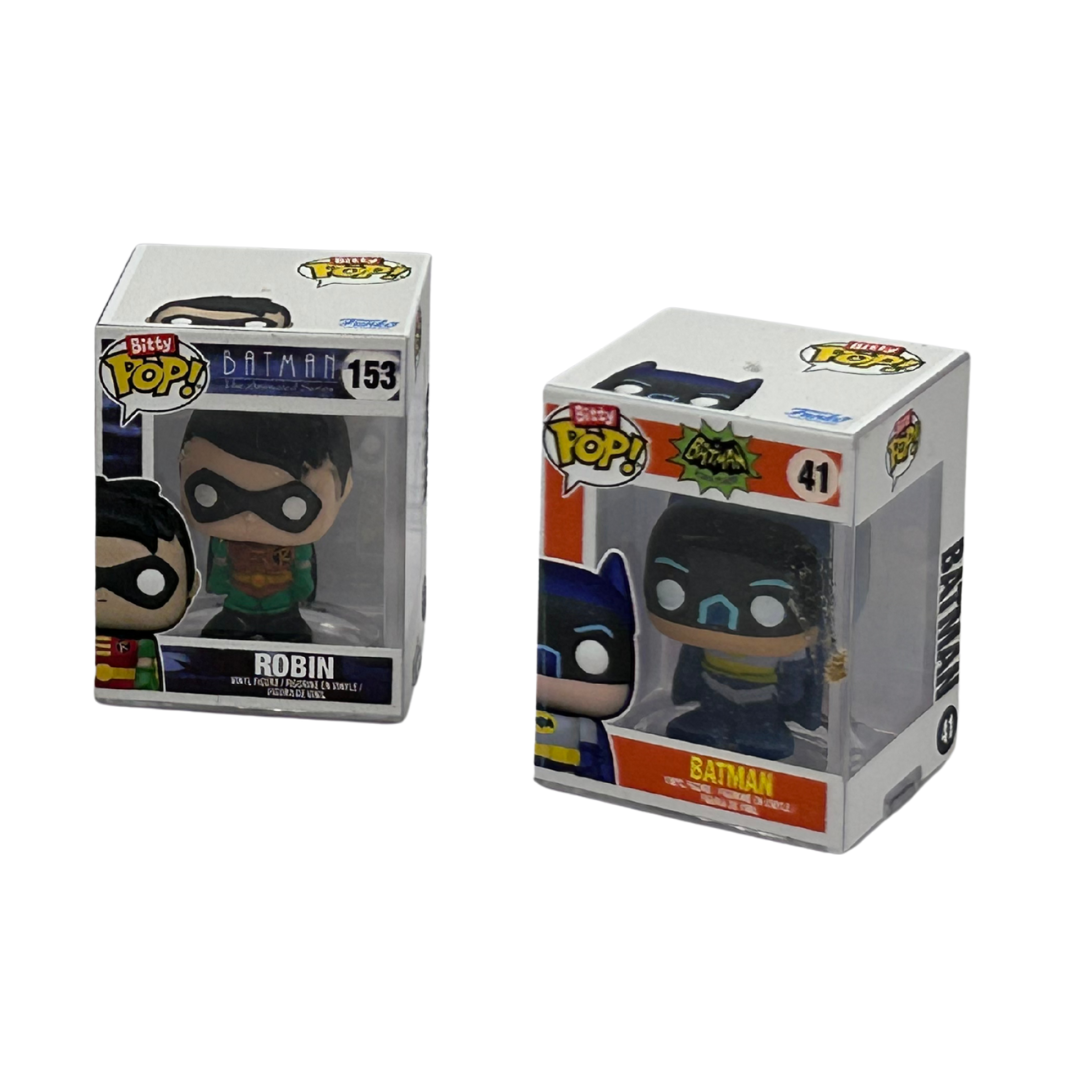 Pop Vinyl Batman, Robin, Riddler Catwoman Funko minis