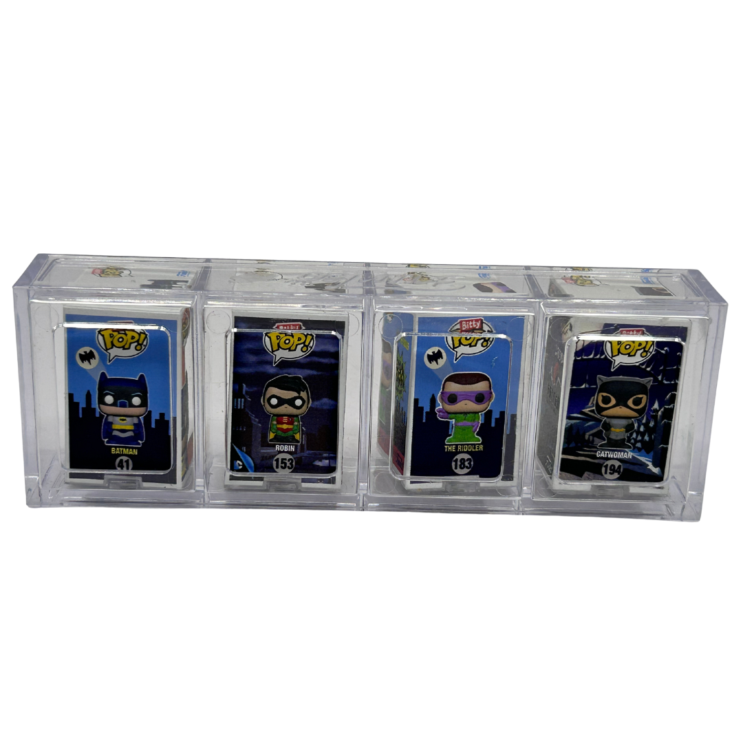 Pop Vinyl Batman, Robin, Riddler Catwoman Funko minis