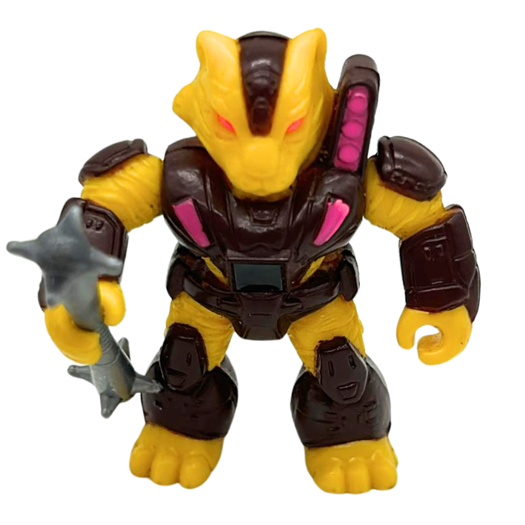 Battle Beasts Ferocious Tiger with weapon, no rub Hasbro Takara 330