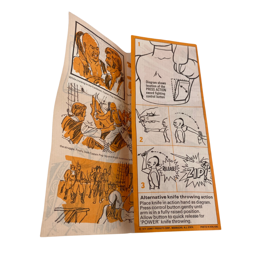 Fighting Furies by Matchbox Hook pirate instruction booklet 367