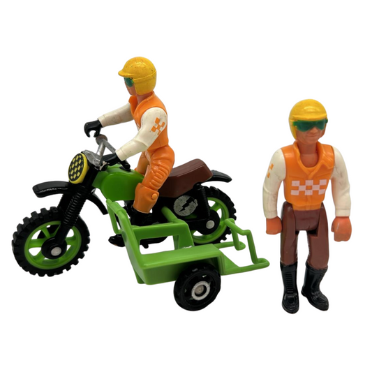 Fisher Price Adventure People Cycle Racing Team 356 motorcyclists motorbike 305