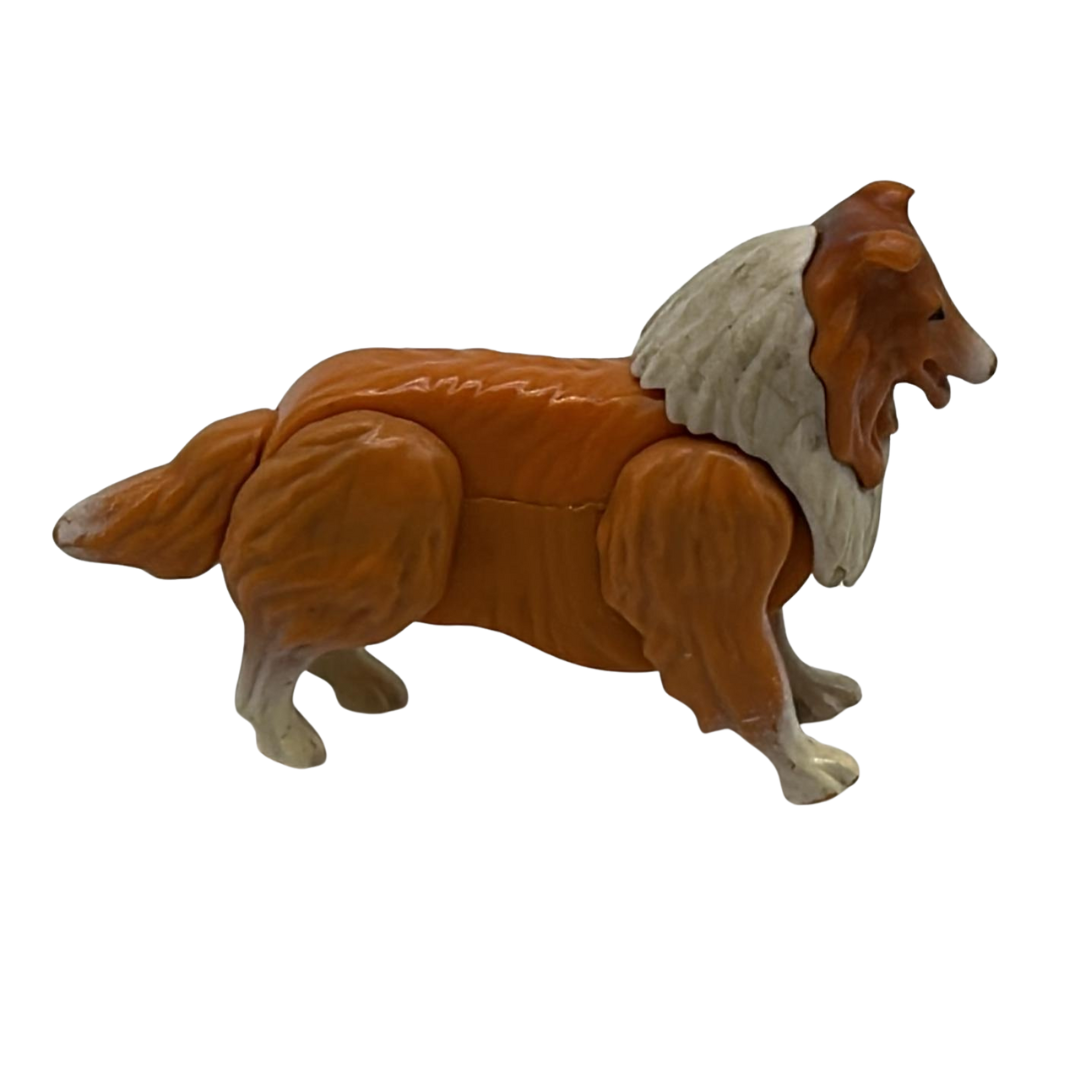 Fisher Price Adventure People collie / Lassie dog figure from 1974 391