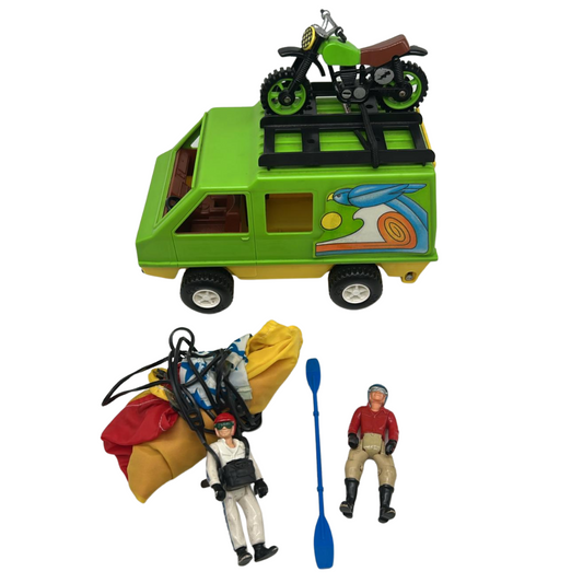 Fisher Price Adventure People set 308 Daredevil Sports Van not complete 402