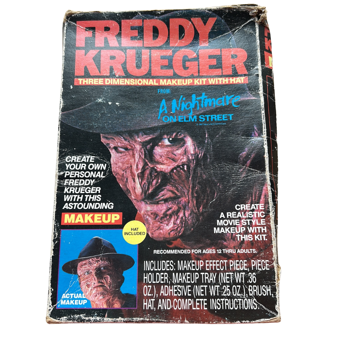 Freddy Krueger Nightmare On Elm Street original sealed makeup kit from 1988