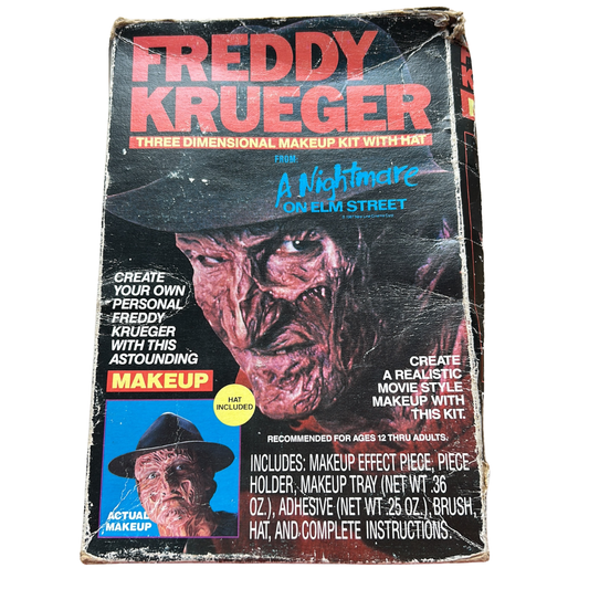 Freddy Krueger Nightmare On Elm Street original sealed makeup kit from 1988