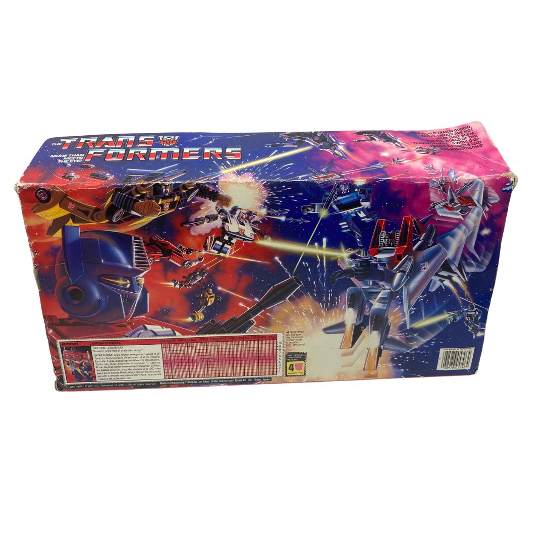 Transformers G1 Optimus Prime boxed near complete with inserts 415