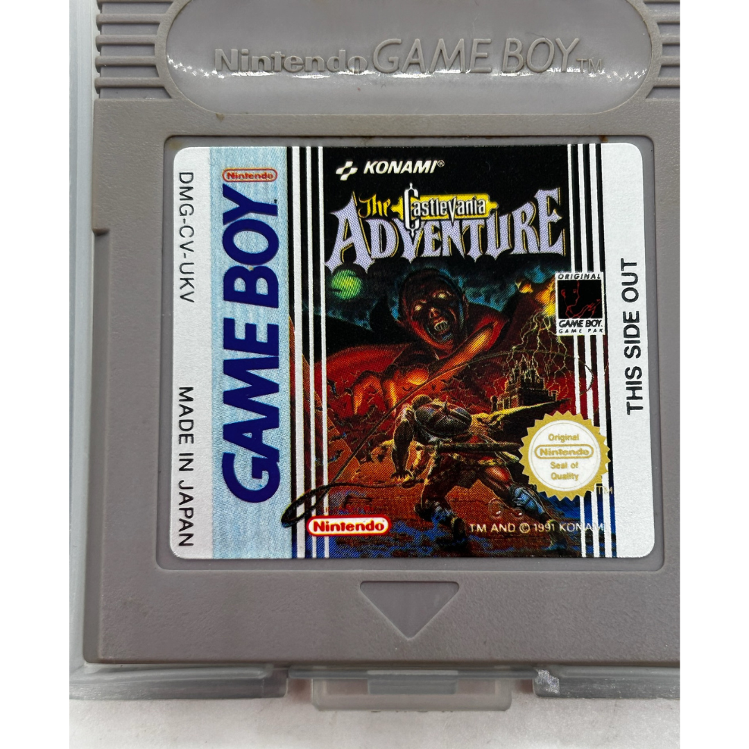 Nintendo Gameboy The Castlevania Adventure game and plastic protective case 62