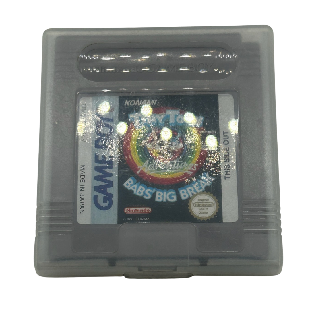 Nintendo Gameboy Tiny Toons game Babs Big Break with plastic protective case 84