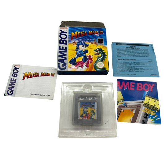 Nintendo Gameboy Mega Man 3 with box and inserts 294