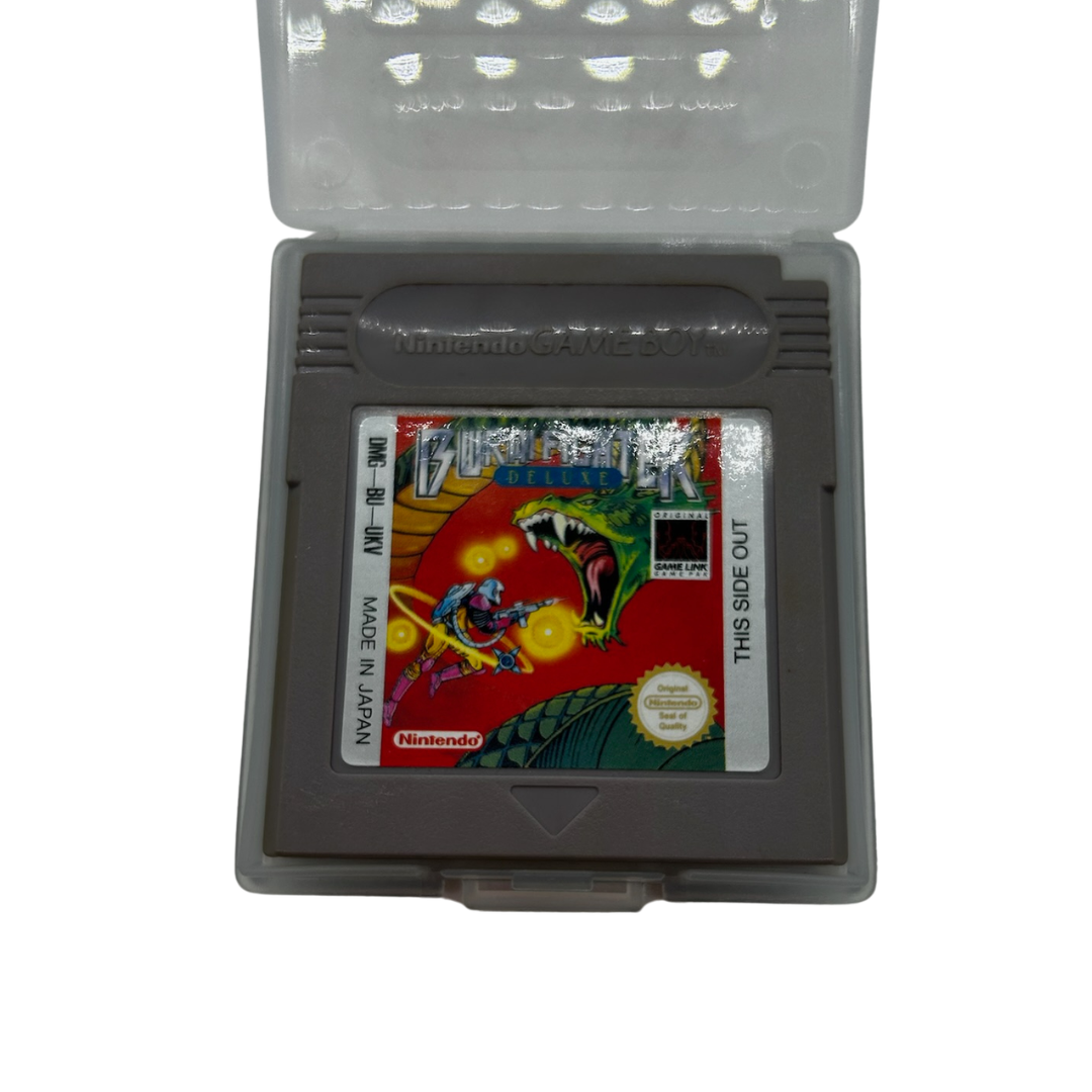 Nintendo Gameboy Burai Fighter game and plastic protective case 14