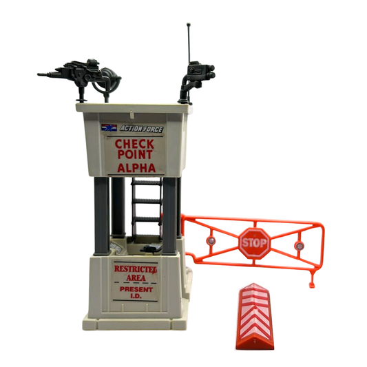 GI Joe, Action Force Checkpoint Alpha complete vintage toy set 7