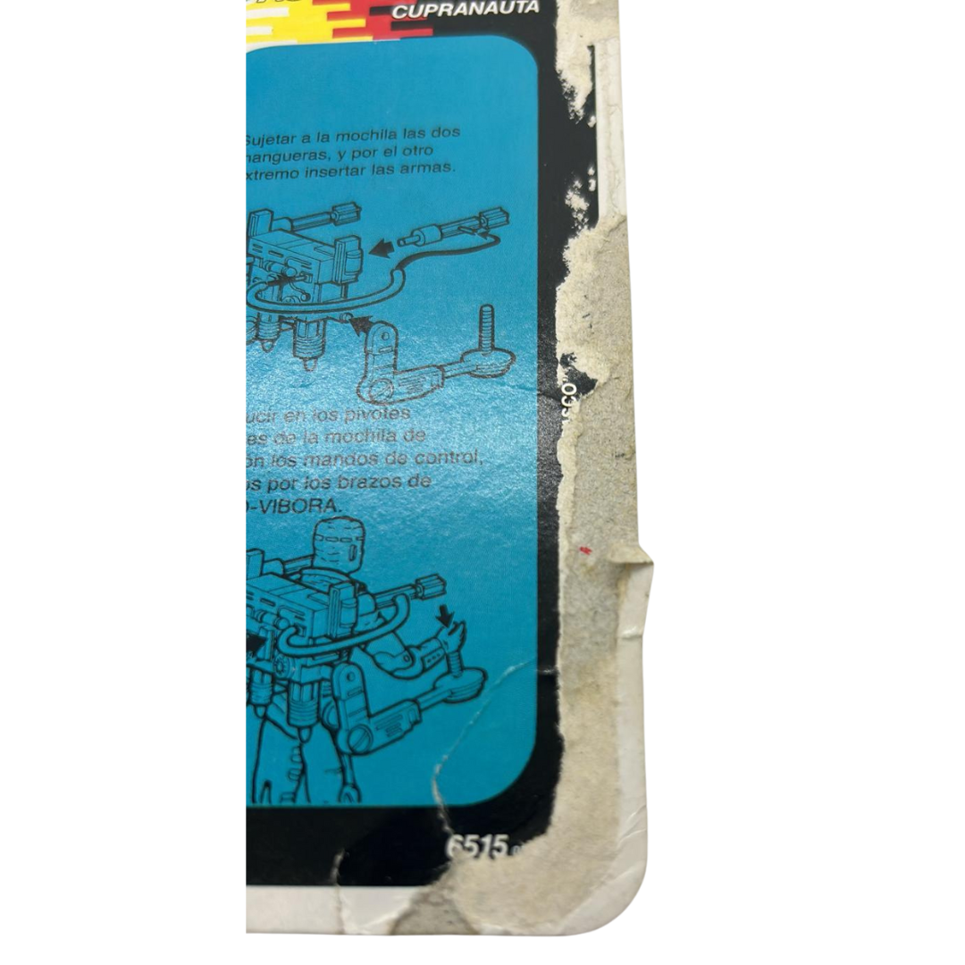 GI Joe, Action Force Astro-Viper backing card in Spanish, Astro Vibora