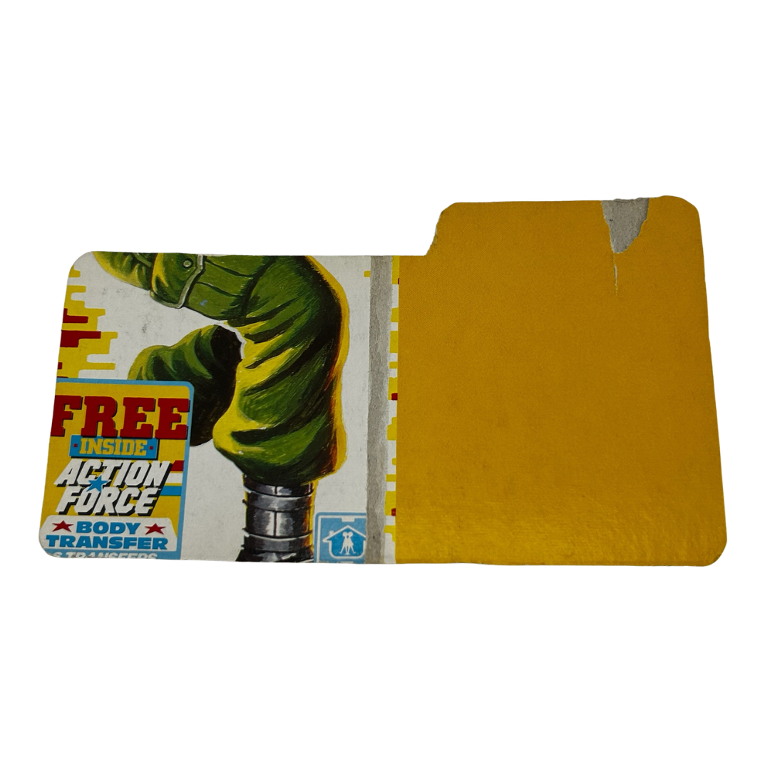 GI Joe, Action Force Bazooka filecard UK version 46