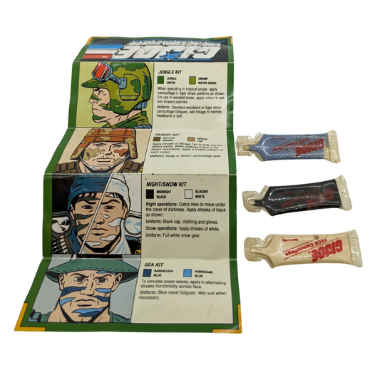 Action Force GI Joe camouflage and leaflet 221