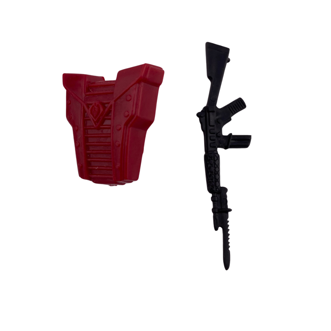 GI Joe, Action Force Crimson Guard complete vintage figure 384