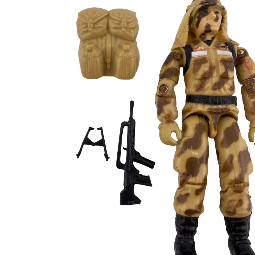GI Joe, Action Force Dusty complete figure with original bipod 404