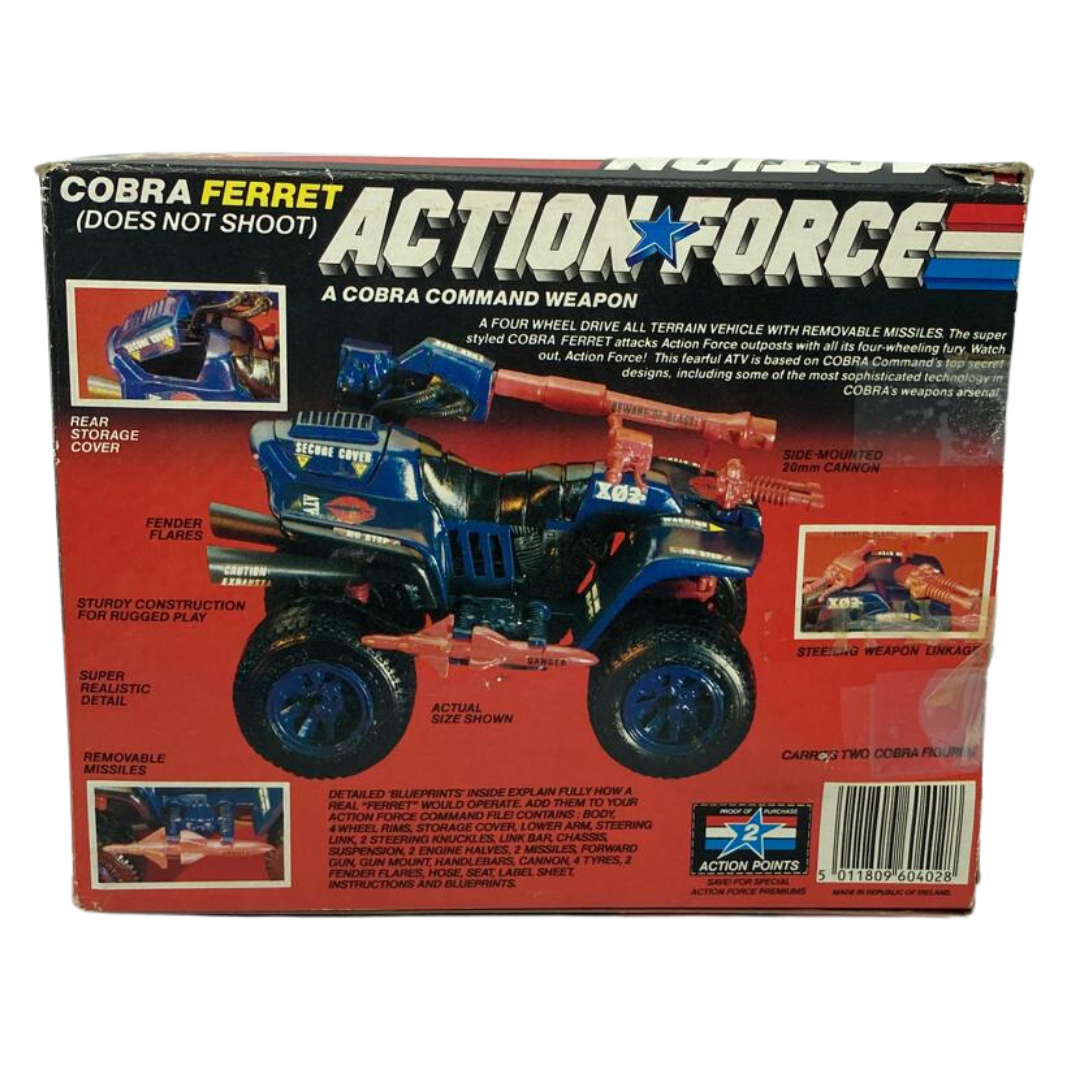 Action Force  / GI Joe Cobra Ferret complete & boxed 68