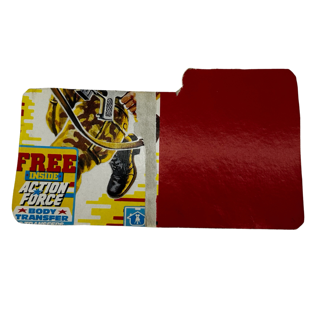 GI Joe, Action Force Footloose filecard UK version 266