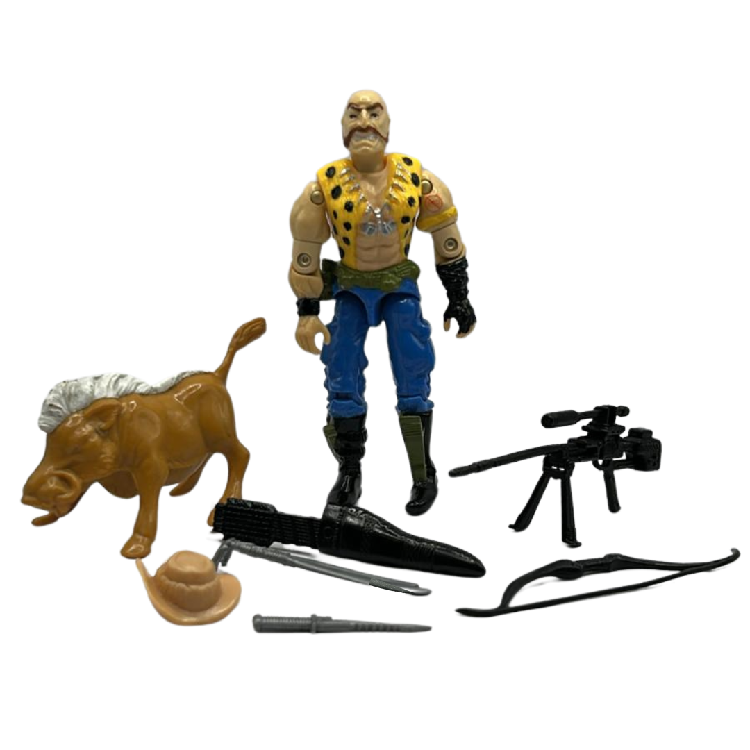 Gi Joe, Action Force Gnawgahyde Dreadnok figure complete with bipod 979