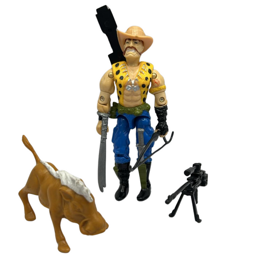 Gi Joe, Action Force Gnawgahyde Dreadnok figure complete with bipod 979
