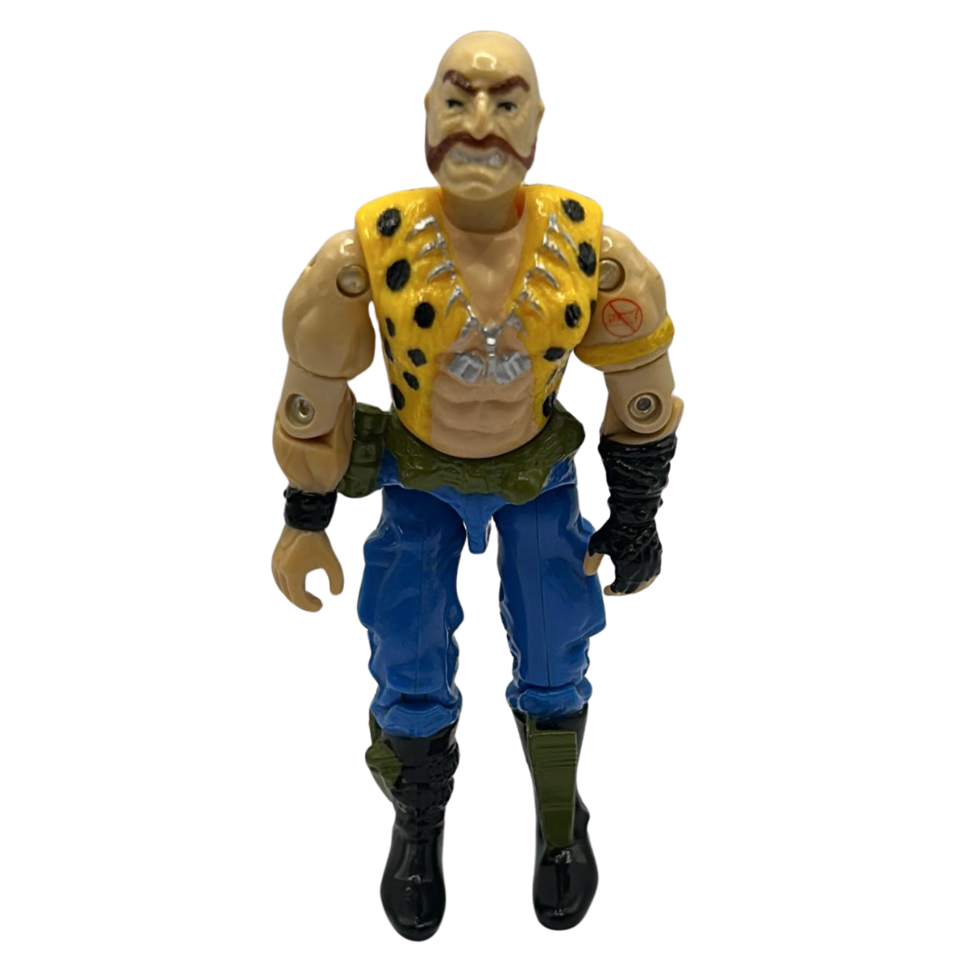 Gi Joe, Action Force Gnawgahyde Dreadnok figure complete with bipod 979