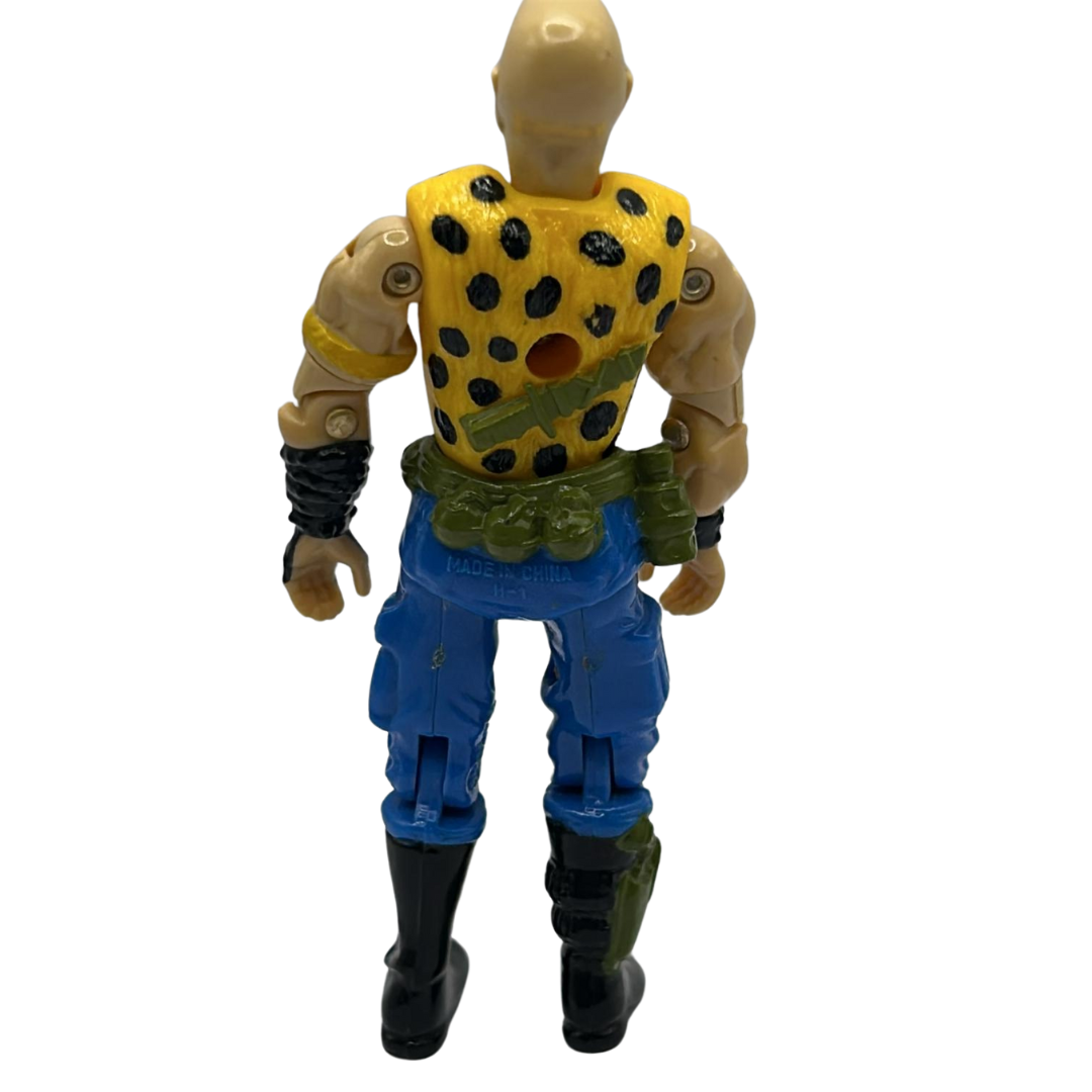 Gi Joe, Action Force Gnawgahyde Dreadnok figure complete with bipod 979