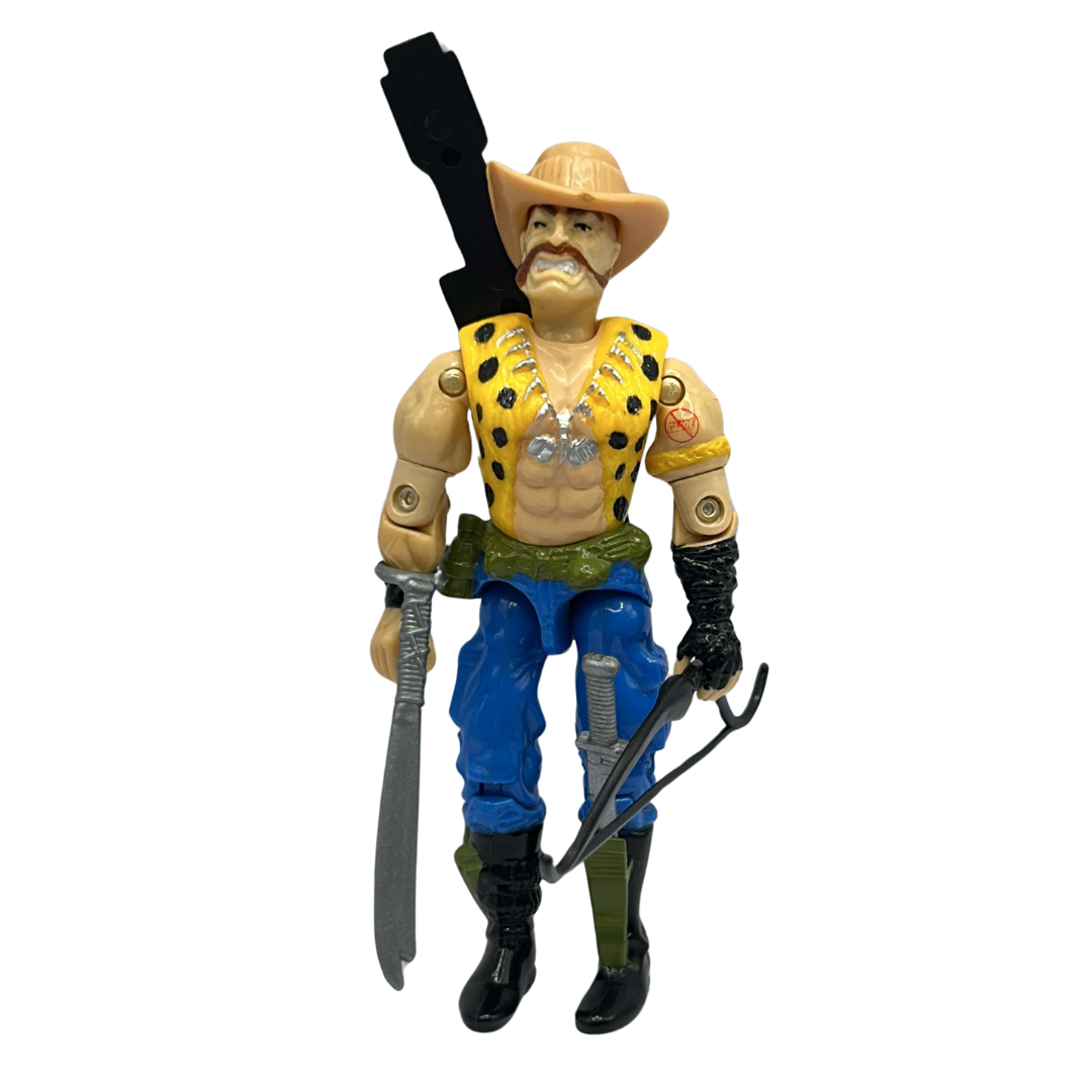 Gi Joe, Action Force Gnawgahyde Dreadnok figure complete with bipod 979