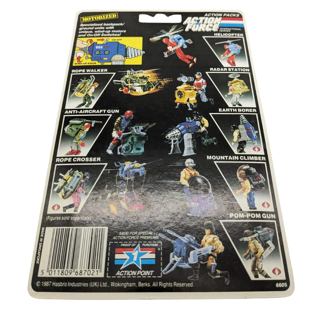 GI Joe, Action Force Helicopter Action Pack cardback