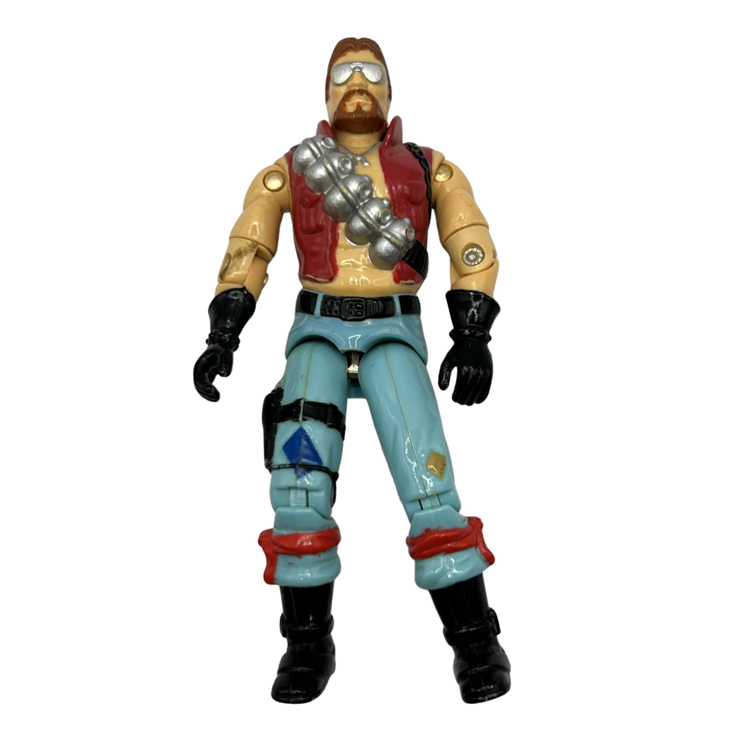 GI Joe, Action Force Monkeywrench complete but broken crotch Dreadnoks 69