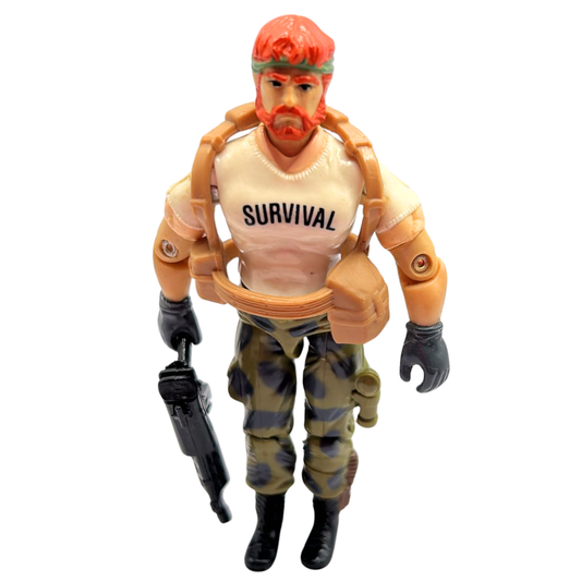 GI Joe, Action Force Outback figure complete great logo 10