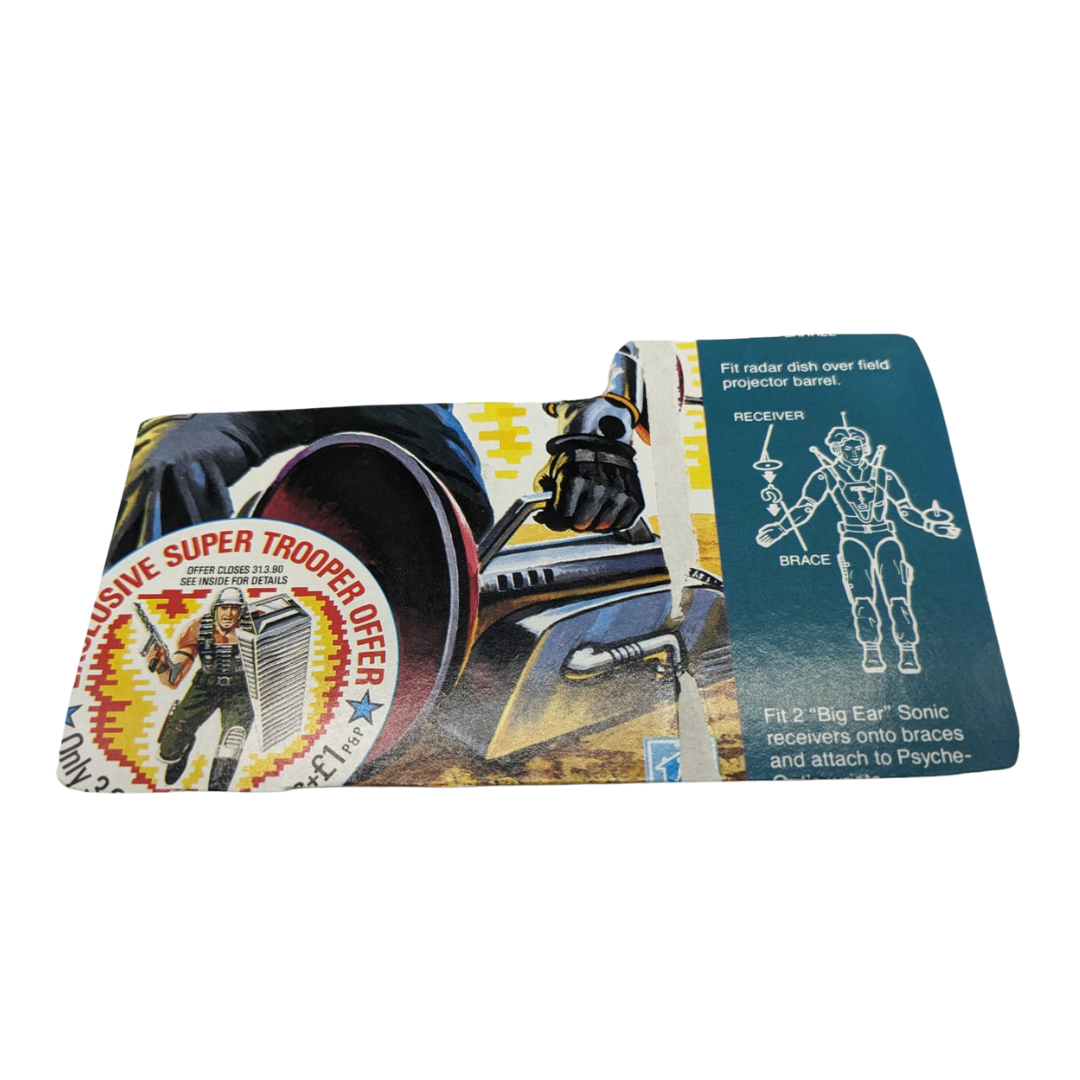 GI Joe / Action Force, Psycheout filecard, file card