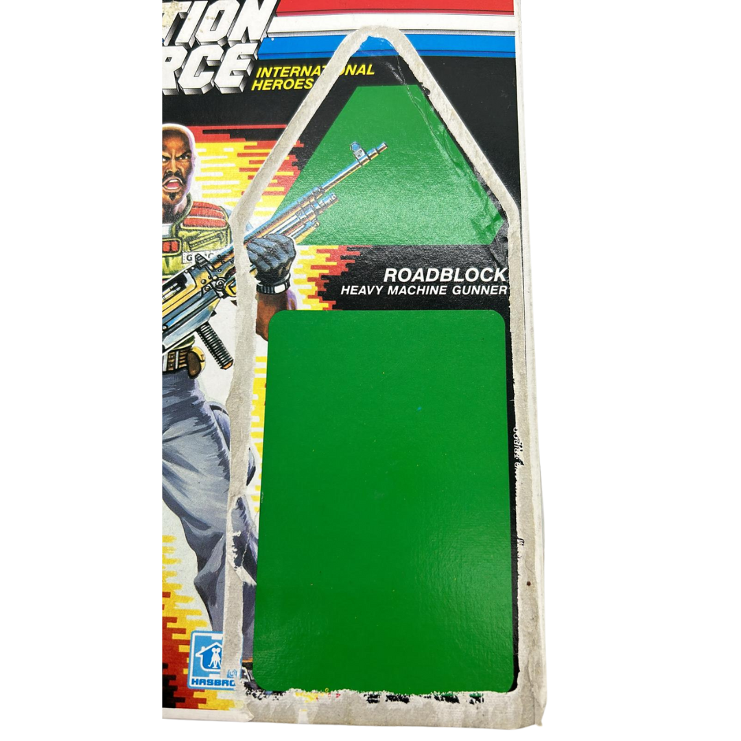 Action Force, GI Joe Roadblock V2 figure cardback filecard