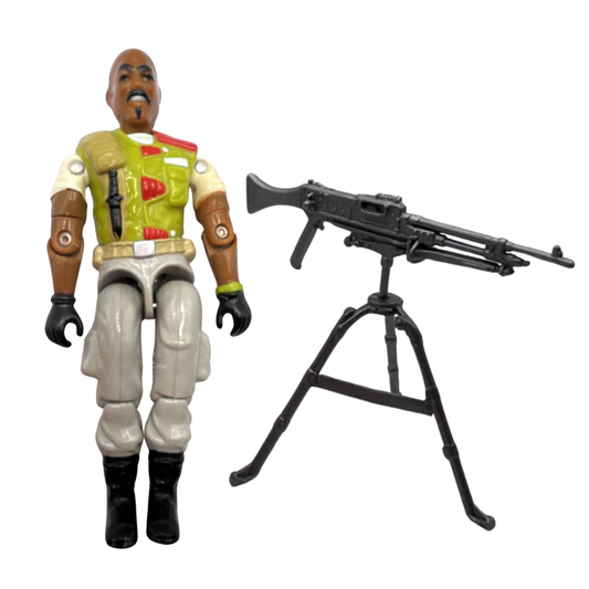 GI Joe, Action Force Roadblock V2 figure complete vintage toy 4