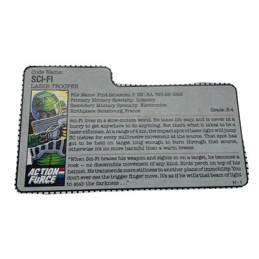 GI Joe, Action Force Sci-Fi Action Force filecard 866