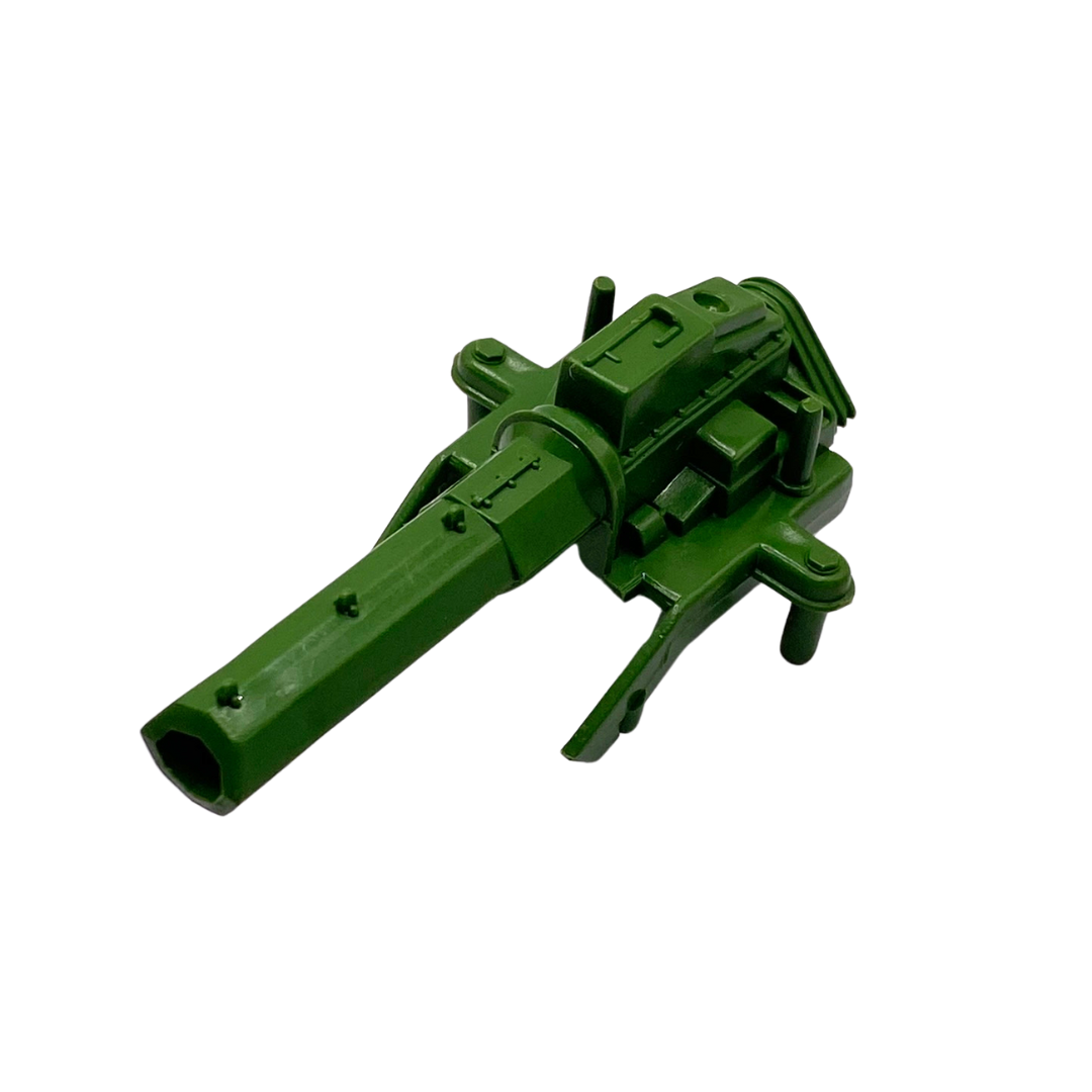 G.I Joe, Action Force Silver Mirage gun part green accessory 217C 413