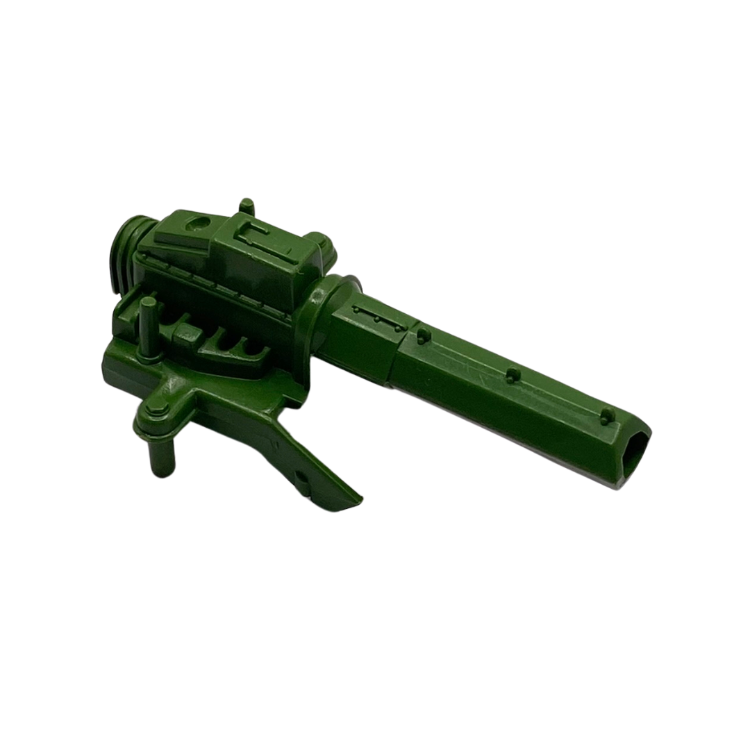G.I Joe, Action Force Silver Mirage gun part green accessory 217C 413