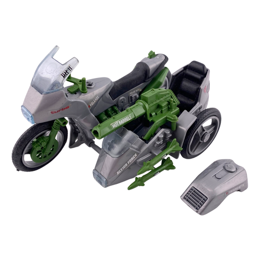 G.I Joe, Action Force Silver Mirage motorcycle complete vehicle motorbike 341