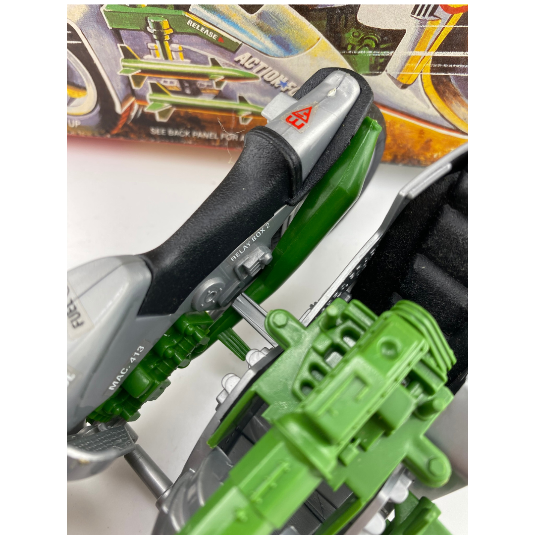 G.I Joe, Action Force Silver Mirage motorcycle complete with box motorbike 5