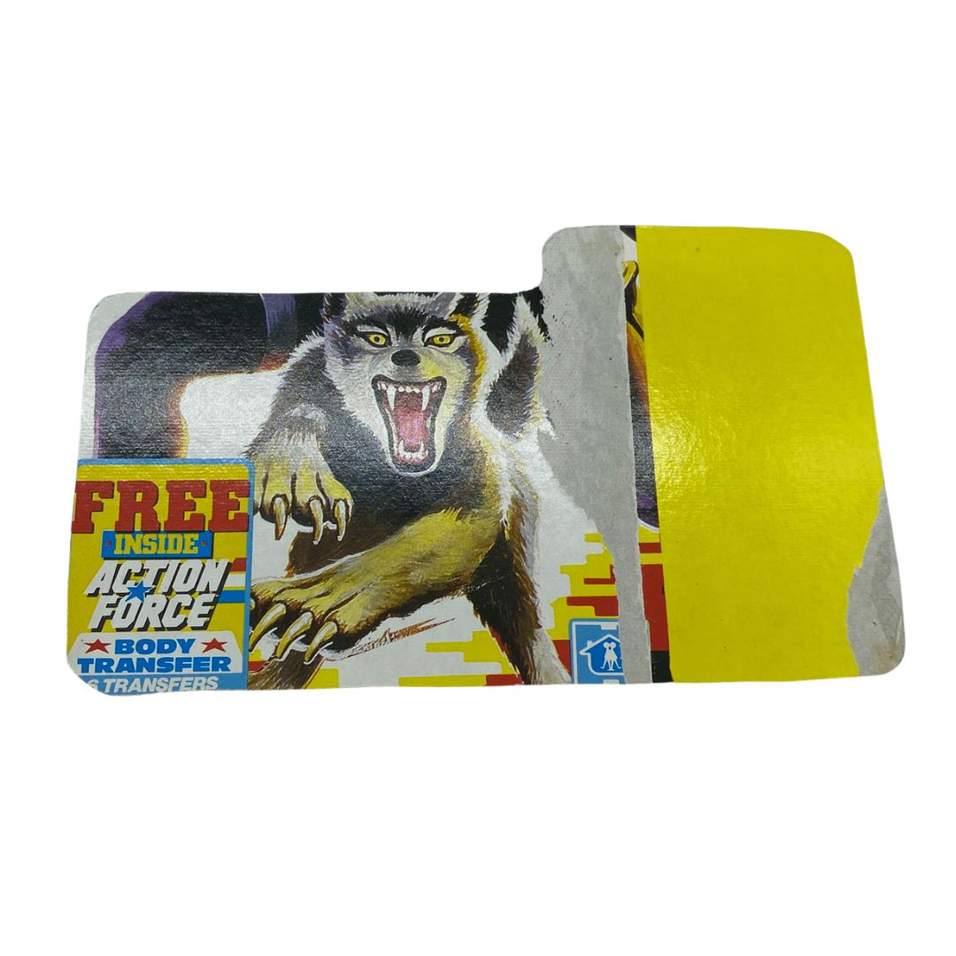 GI Joe, Action Force Snake Eyes filecard 297