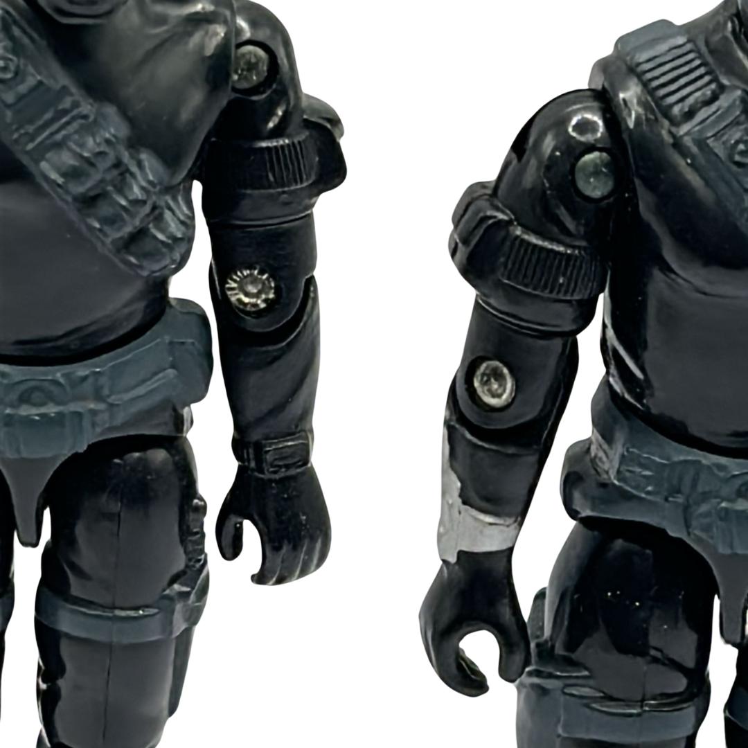 GI Joe, Action Force Snake Eyes V2 complete with Action Force filecard