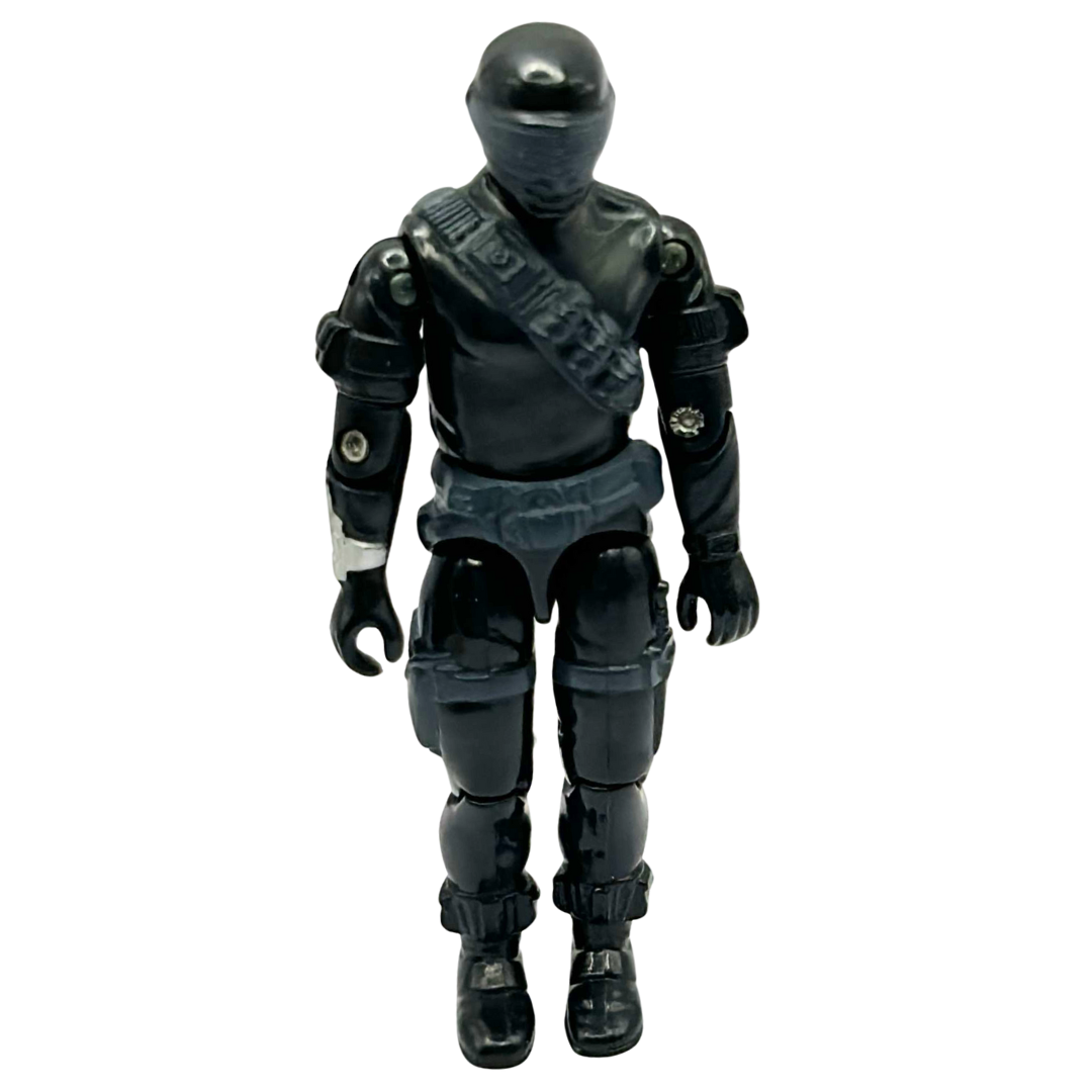 GI Joe, Action Force Snake Eyes V2 complete with Action Force filecard