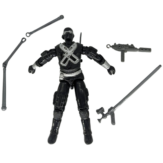 Action Force GI Joe Snake Eyes V3 complete looks good but new O ring needed 62