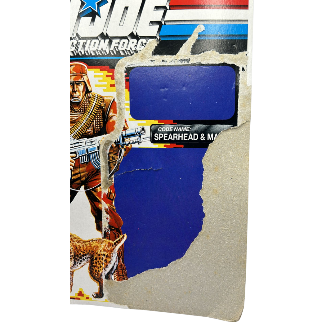 GI Joe The Action Force Spearead and Max original cardback 2